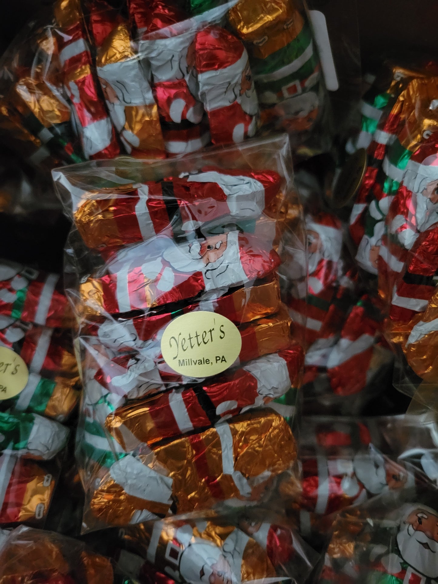 Santas - Solid Dark Chocolate Foiled