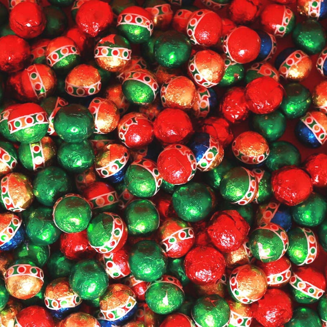Balls - Solid Milk Chocolate Foiled