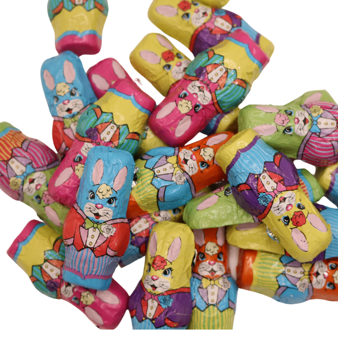 Easter 1/2 lb Foiled Milk Chocolate Rabbits