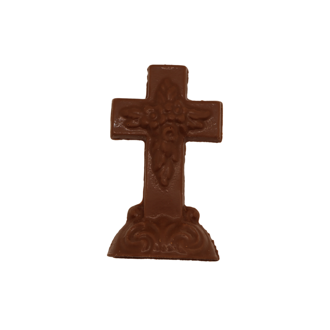 Easter Flat Chocolate Cross 1 1/4 oz