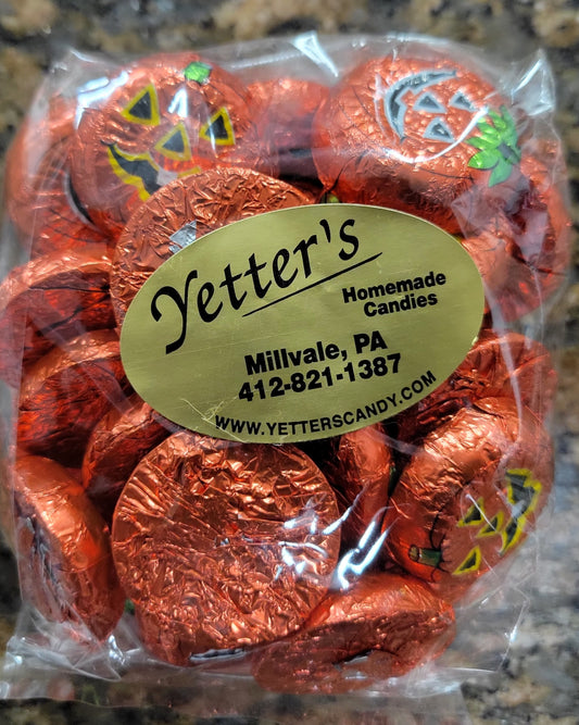8oz Foiled pumpkins