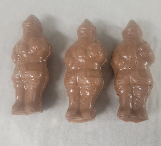 2 oz milk chocolate Santas