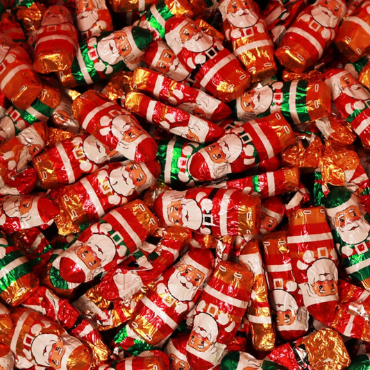 Santas - Solid Milk Chocolate Foiled