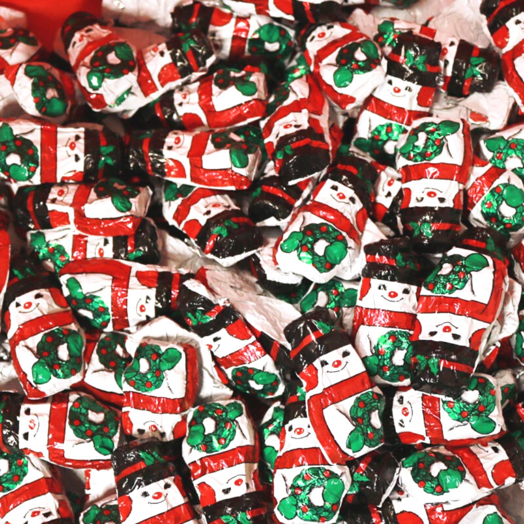 Snowmen - Solid Milk Chocolate Foiled